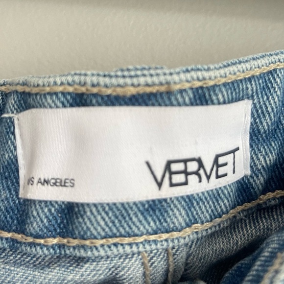 Vervet High Rise Straight Jeans - Picture 3 of 4